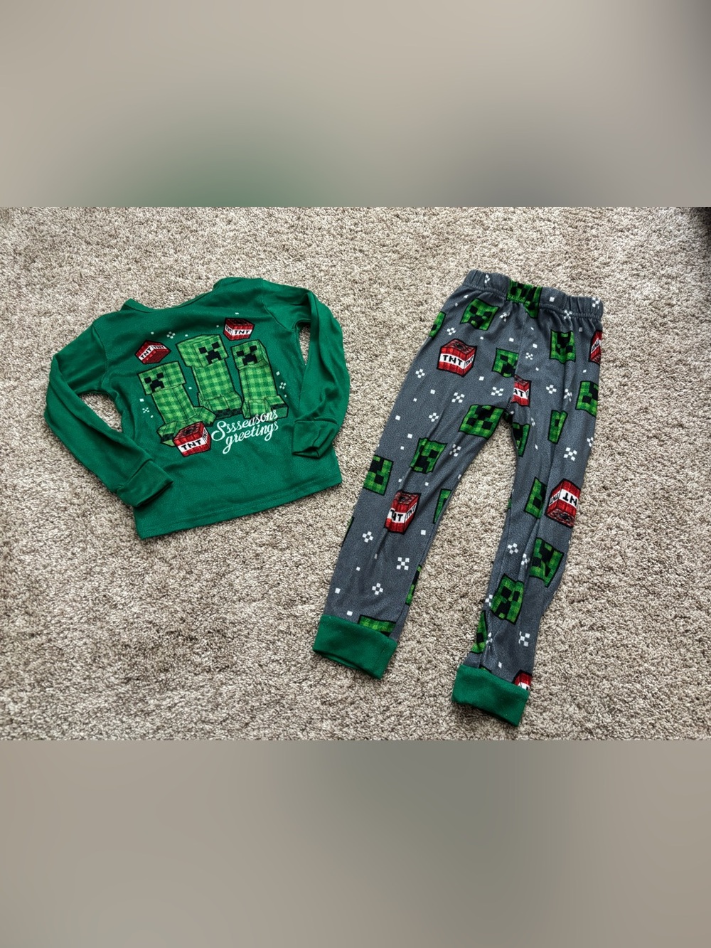 Minecraft Pajama Set